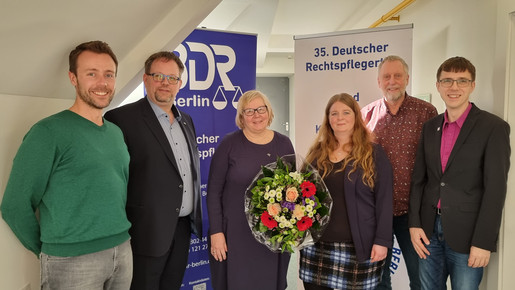 Sebastian Ehlert, Ralf Behling, Ruth Heinrich, Maria Wachauf, Jürgen Volkmann-Heinrich und Andreas Hackl (v. l. n. r.)